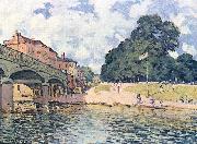 Alfred Sisley Brucke von Hampton Court oil painting reproduction